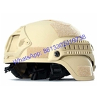 Black MICH2000 Ballistic Helmet with UHMWPE OR Aramid for Fragmentation Protection