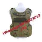 Adjustable And Elastic Side Straps Armored Guard Metal Jacket Zipper And Velcro Closure