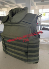 Adjustable And Elastic Side Straps Armored Guard Metal Jacket Zipper And Velcro Closure