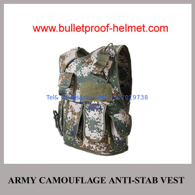 Wholesale Cheap China NIJ Army Digital Camouflage Police Bulleptoof Anti-Stab Vest