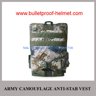 Wholesale Cheap China NIJ Army Digital Camouflage Police Bulleptoof Anti-Stab Vest