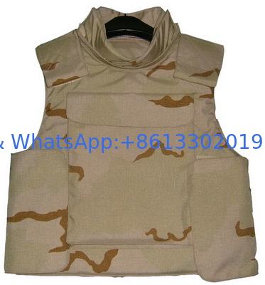 Camouflage Full Protection Ballistic Jacket with Adjustable And Padded Shoulder Straps