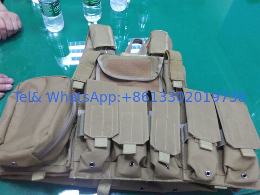 Camouflage Full Protection Ballistic Jacket with Adjustable And Padded Shoulder Straps