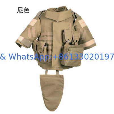 Durable Ballistic Aramid Or UHMWPE Bulletproof Vest for Protection Area 0.26-0.6cbm