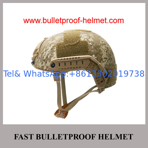Wholesale Cheap China NIJ IIIA Hot Transfer Digital Camo Bulletproof FAST Helmet