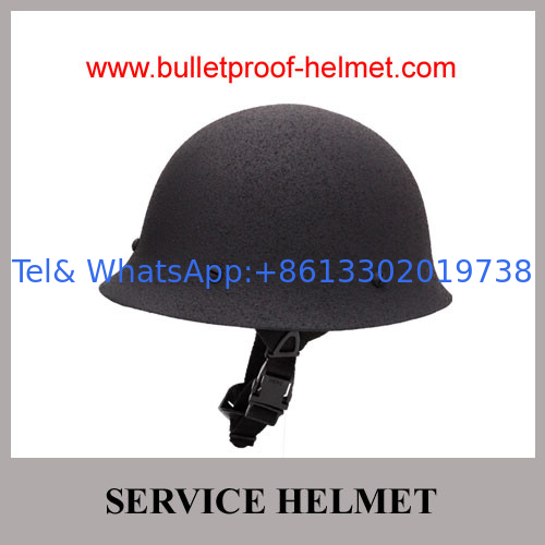 Wholesale Cheap China Army Black Military Police  Service Steel Helmet