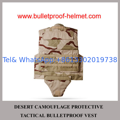 Wholesale Cheap China NIJ Army Desert Camo Protective Tactical Bulletproof Vest