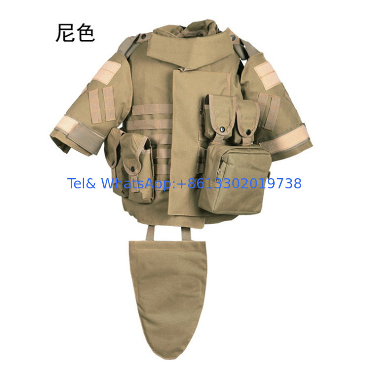 Durable Ballistic Aramid Or UHMWPE Bulletproof Vest for Protection Area 0.26-0.6cbm